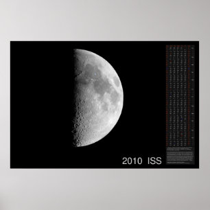 2010年のISSのカレンダー ポスター