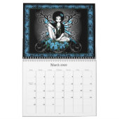 2010年のMyka Jelinaのゴシック様式ファンタジーの妖精の芸術のカレンダー カレンダー (3月 2026)