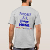 2010年のPearl川の高等学校のフットボール Tシャツ (裏面)