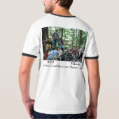 2010年のVäsenの金ヒキガエルのキャンプ用シャツ Tシャツ (裏面)