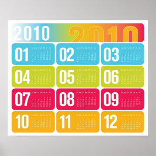2010年カレンダー ポスター