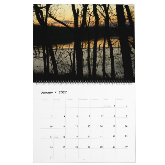 2010年カンザス・シティー カレンダー (1月 2027)