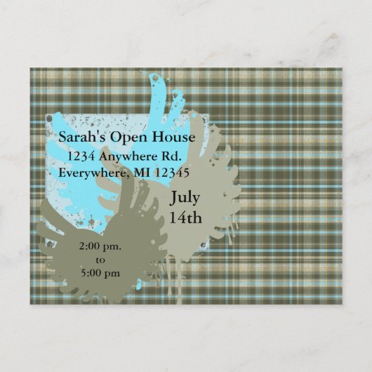 2010年クラスの卒業招待状 インビテーションポストカード (裏面)