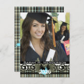 2010年クラスの卒業招待状 インビテーションポストカード (正面/裏面)