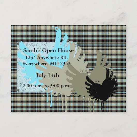 2010年クラスの卒業招待状 インビテーションポストカード (裏面)