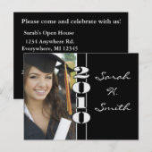 2010年クラスの卒業招待状 インビテーションポストカード (正面/裏面)