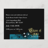 2010年クラスの卒業招待状 インビテーションポストカード (裏面)