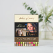 2010年クラス卒業、写真はがき インビテーションポストカード (スタンド正面)