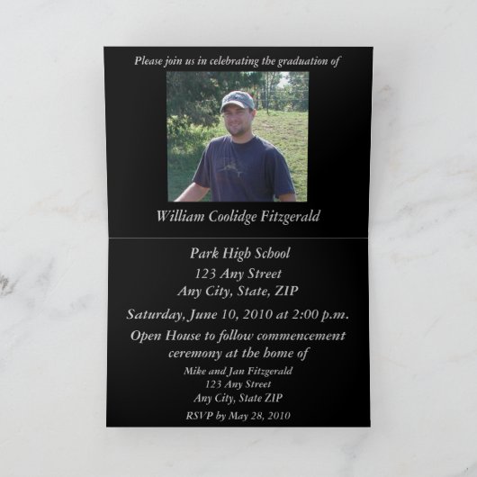 2010年クラス 招待状 (内部)