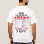 2010年トロイの木馬- Miamisburgのデザイン-の味方される2 Tシャツ (裏面)