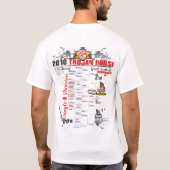 2010年トロイの木馬- St.のバラのデザイン-は2味方しました Tシャツ (裏面)
