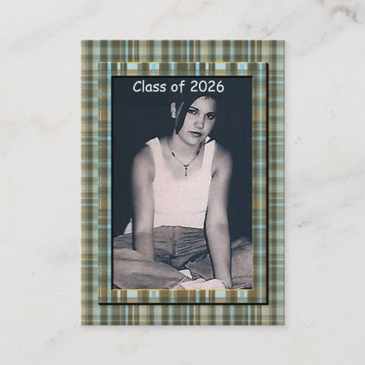 2010年フォトカードの上級クラス コーリングカード (正面)