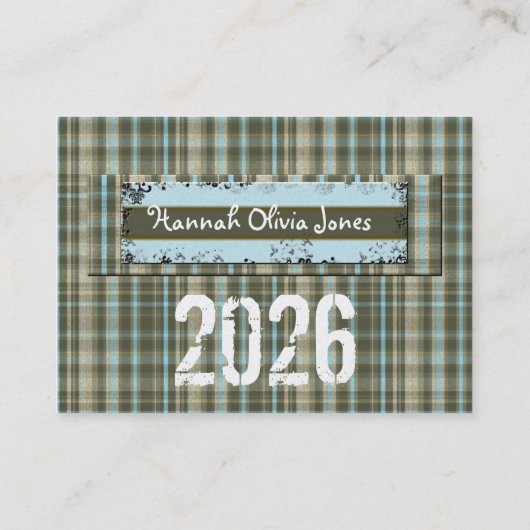 2010年フォトカードの上級クラス コーリングカード (裏面)