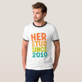 2010年以来の彼女のスタッド Tシャツ (正面フル)