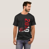 2010年以来の赤い美学の年2010誕生ヴィンテージ Tシャツ (正面フル)