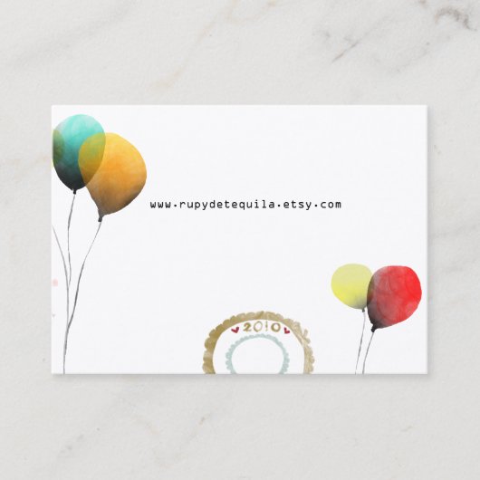 2010年切手付き限定版名刺 名刺 (正面)