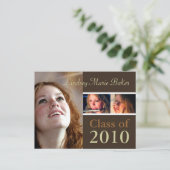 2010年卒業招待状はがき インビテーションポストカード (スタンド正面)