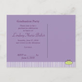 2010年卒業招待状はがき インビテーションポストカード (裏面)