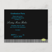 2010年卒業招待状はがき インビテーションポストカード (裏面)