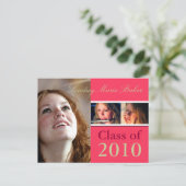 2010年卒業招待状はがき インビテーションポストカード (スタンド正面)