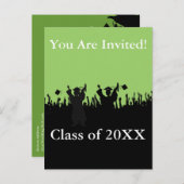 2010年卒業招待状クラス インビテーションポストカード (正面/裏面)