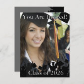 2010年卒業招待状クラス インビテーションポストカード (正面/裏面)