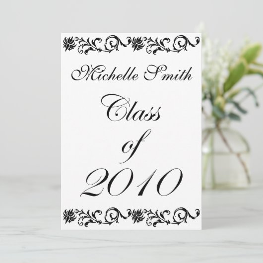 2010年卒業招待状 招待状 (スタンド正面)