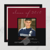 2010年卒業/Cap 招待状 (正面/裏面)