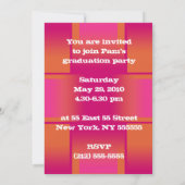 2010年度卒業生 円オレンジの招待状 招待状 (裏面)