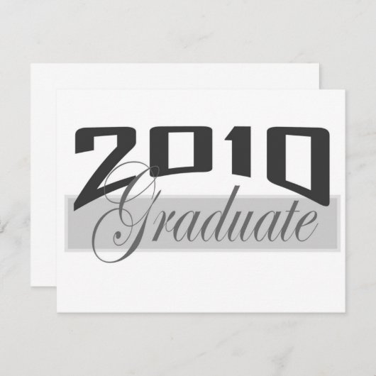 2010年度卒業生 案内状 (正面/裏面)