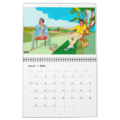 2010年暦図解入りの、写真付きの（ネロスネロ） カレンダー (3月 2026)