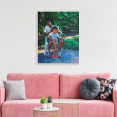 2010年祖父と子 キャンバスプリント (インサイチュ (リビング))