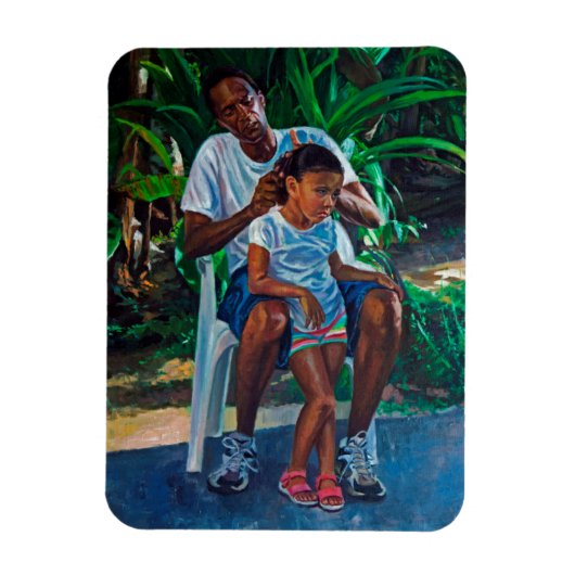 2010年祖父と子 マグネット (縦)