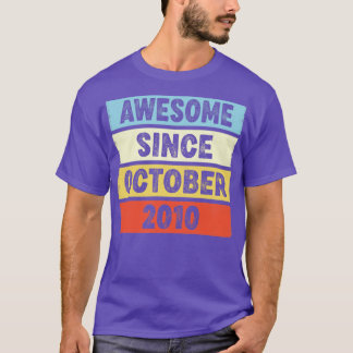2010年10月12素晴らし日誕生以降12歳 Tシャツ