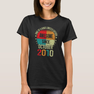 2010年10月12素晴らし日誕生12歳 Tシャツ