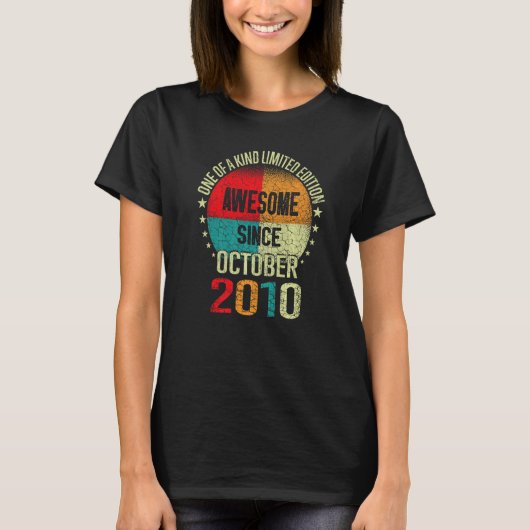 2010年10月12素晴らし日誕生12歳 Tシャツ (正面)