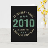 2010年11月11日の伝説 カード (黄色い花)