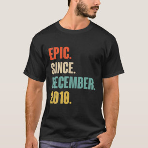 2010年12月以降の叙事詩誕生日- 11歳の贈り物 Tシャツ