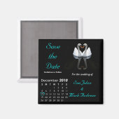 2010年12月日付の保存、結婚発表 マグネット (正面/裏面)