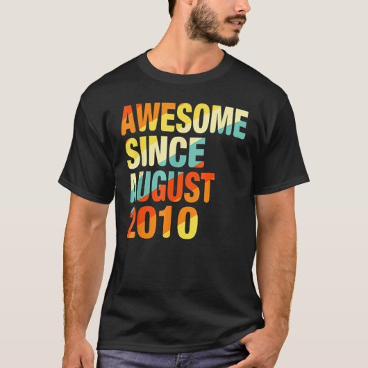 2010年12素晴らし日威厳がある誕生12歳 Tシャツ (正面)