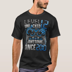 2010年12誕生日以素晴らし降のレベル12のロック解除 Tシャツ
