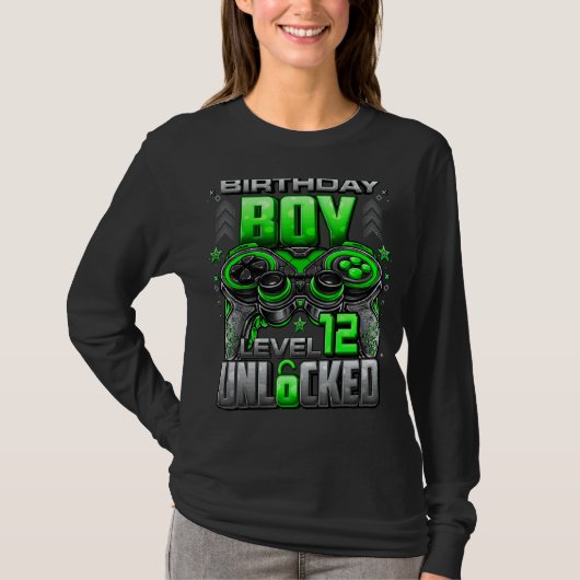 2010年12誕生日以素晴らし降のレベル12のロック解除 Tシャツ (正面)