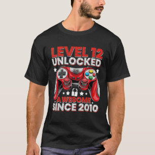 2010年12誕生日以素晴らし降のレベル12のロック解除 Tシャツ