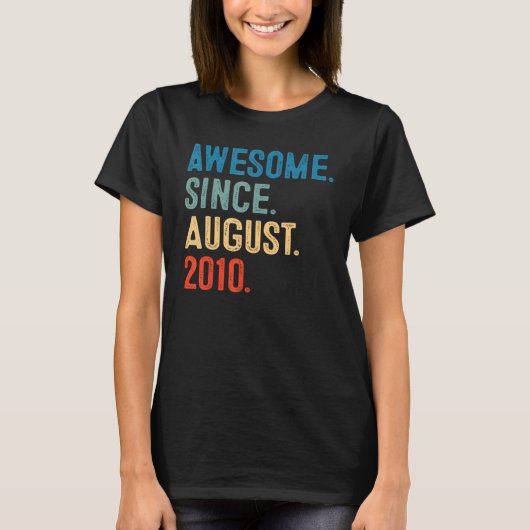 2010年13素晴らし歳威厳があるから13歳 Tシャツ (正面)
