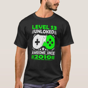 2010年13誕生日以素晴らし降のレベル13のロック解除 Tシャツ