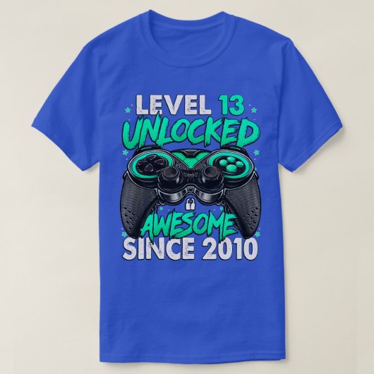 2010年13誕生日以素晴らし降のレベル13のロック解除 Tシャツ (デザイン正面)