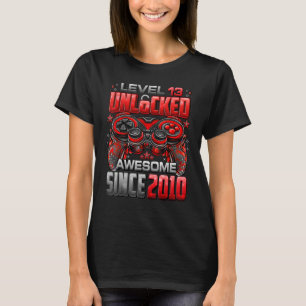 2010年13誕生日以素晴らし降のレベル13のロック解除 Tシャツ