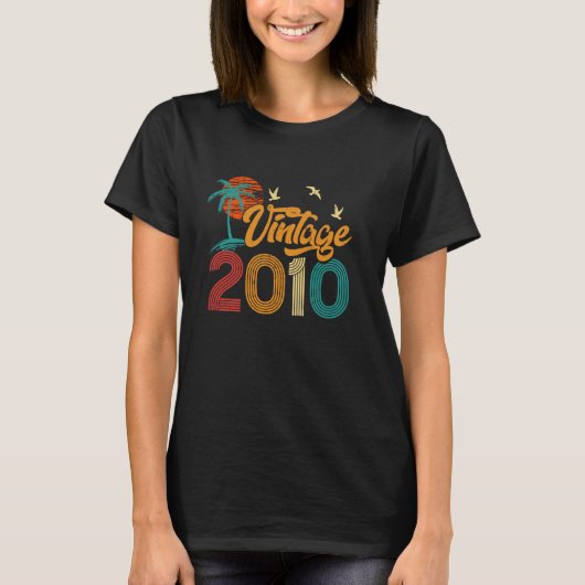 2010年15日に作られた15歳のギフトヴィンテージおもしろい|過去記事 Tシャツ (正面)