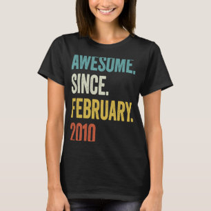 2010年2月13日素晴らし誕生から13歳 Tシャツ