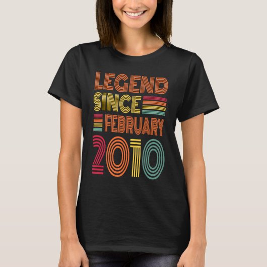 2010年2月13日素晴らし誕生から13歳 Tシャツ (正面)
